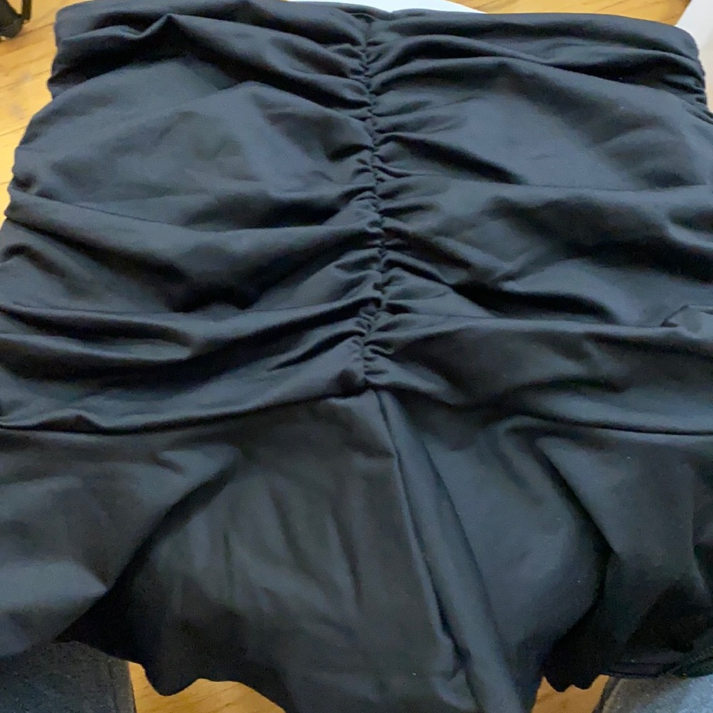 Black Amazon ruffle skirt